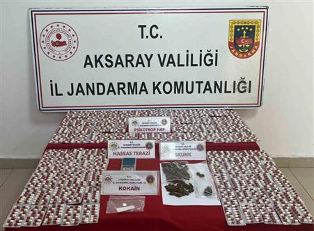 Uyuşturucu sevkiyatına Aksaray jandarmasından darbe: 2 tutuklama