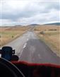 Yol durumunu ve kazaları anlatırken kazaya tanıklık etti