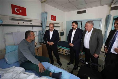 Sağlık-Sen’den gazilere ziyaret