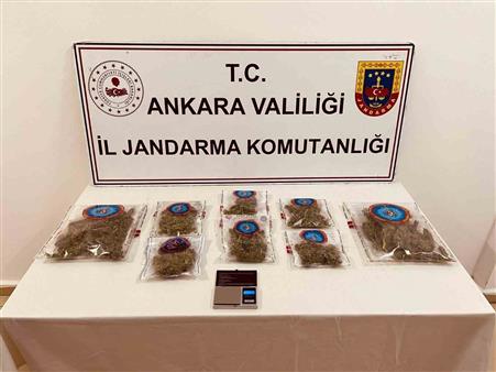 Ankara’da jandarmadan narkotik operasyonu: 4 gözaltı