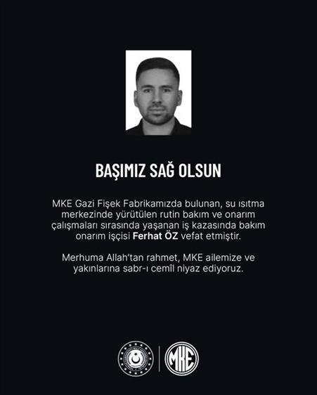 MKE fabrikasında iş kazası: 1 ölü, 1’i ağır 3 yaralı