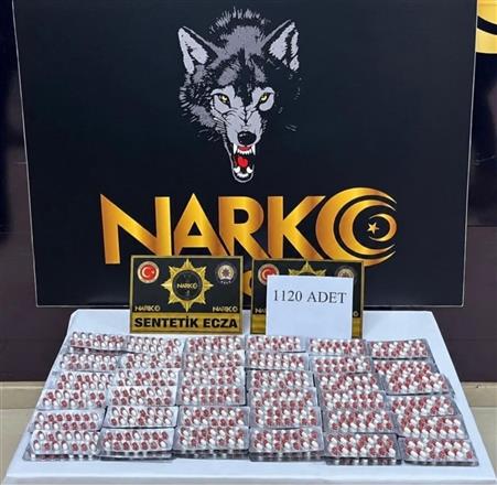 Yozgat’ta bin 120 adet uyuşturucu hap ele geçirildi, 1 kişi tutuklandı