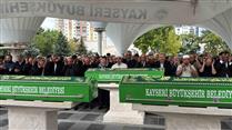 Kocasinan Kurucu Belediye Başkanı Alçı, son yolcuğuna uğurlandı