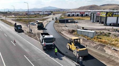 Metal Sanayi Sitesi’nde asfalt çalışması tamamlandı