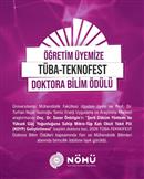 NÖHÜ Öğretim Üyesine Tüba-Teknofest Doktora Bilim Ödülü