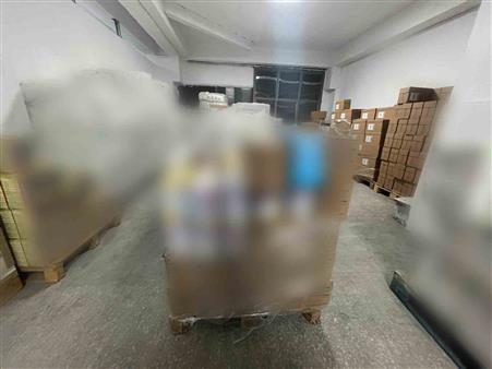 Ankara’da ruhsatsız işyerinde üretilen 49 bin bebek gıda ve bakım ürünü ele geçirildi