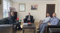 Şehit ailelerinden Kaymakam Sönmezel’e ziyaret