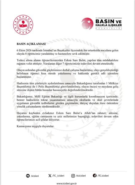 İstanbul’da 1 öğrencinin hayatını kaybettiği olayın şüphelisi yakalandı
