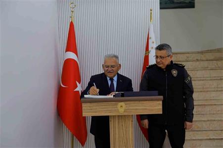 Başkan Büyükkılıç’tan, İl Emniyet Müdürü Ergen’e hayırlı olsun ziyareti