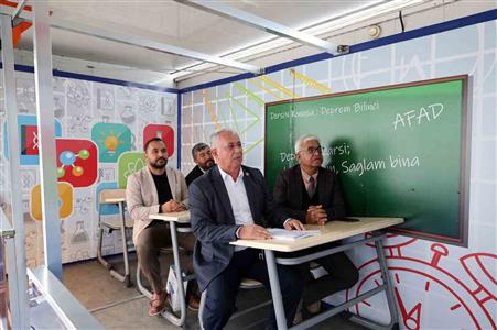 Deprem tırı ile 6,4’lük tatbikat