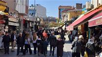 Eskişehir’de güneş yüzünü gösterdi, çarşıda adım atacak yer kalmadı