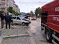 Beyşehir’de seyir halindeki otomobilde yangın paniği