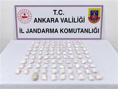 Ankara’da uyuşturucu operasyonu: 1 kilogram metamfetatin ele geçirildi