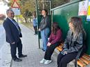 Rektör Altun, kampüste öğrenci ve esnafla sohbet etti