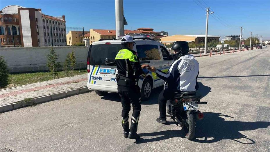 Karaman’da okul çevrelerinde denetimler sürüyor