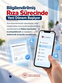 ‘Bilgilendirilmiş Rızanın Elektronik Ortamda Alınması Hakkında Yönetmelik’ Resmi Gazete’de yayımlandı