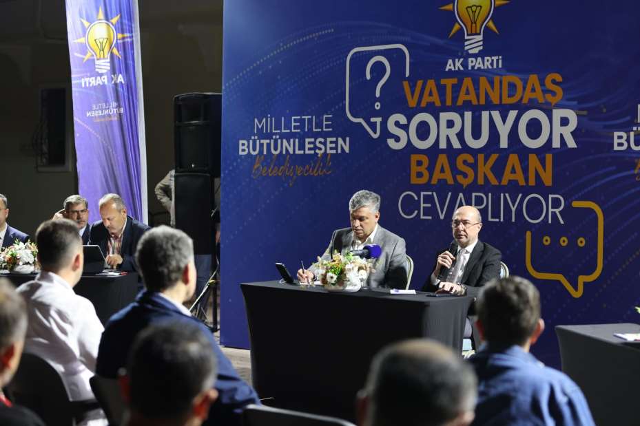 Başkan Pekyatırmacı: "Ak Partili Belediyeler olarak her zaman hizmet odaklı çalışıyoruz" 
