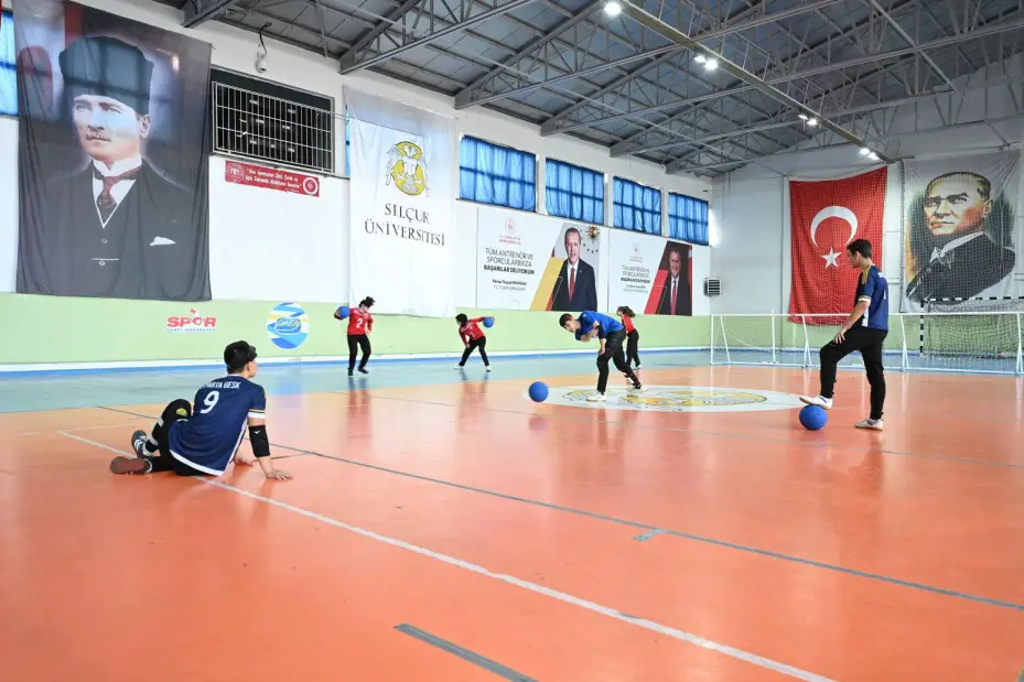 Konya Büyükşehir, Genç Goalball Milli Takımının Şampiyonası Kampı'na Ev Sahipliği Yaptı