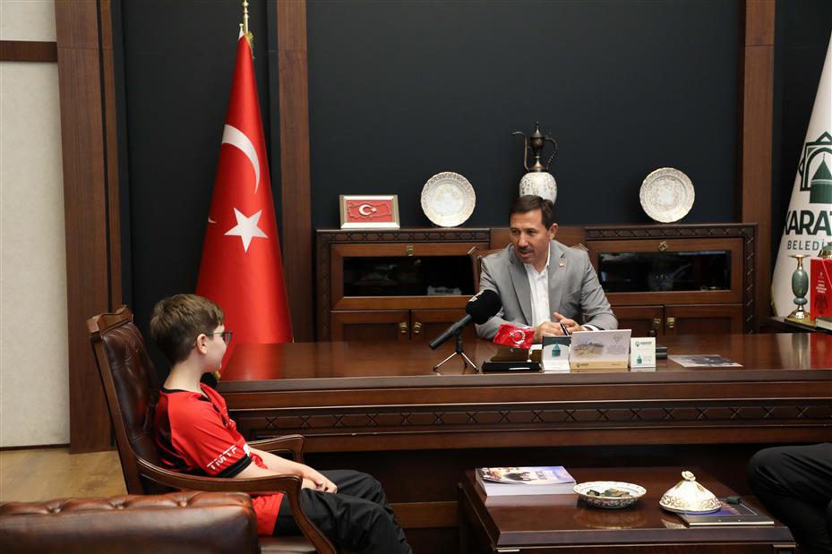 Hasan Kılca, Avrupa İkincisi Tahir Efe'yi Ağırladı