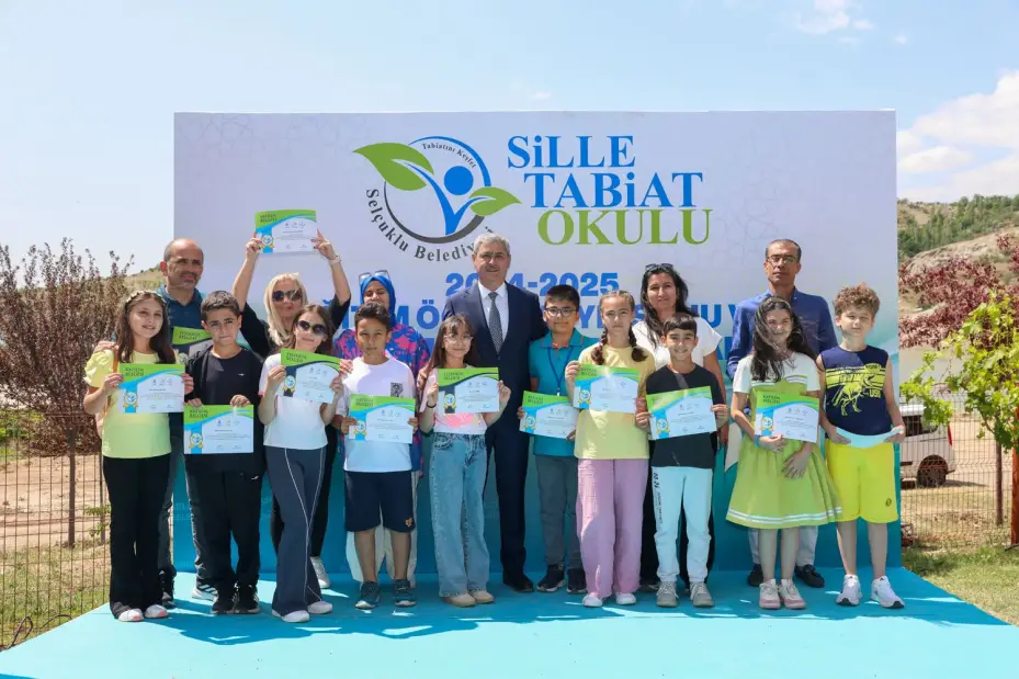 Sille Tabiat Okulu'nda Mezuniyet Heyecanı Yaşandı