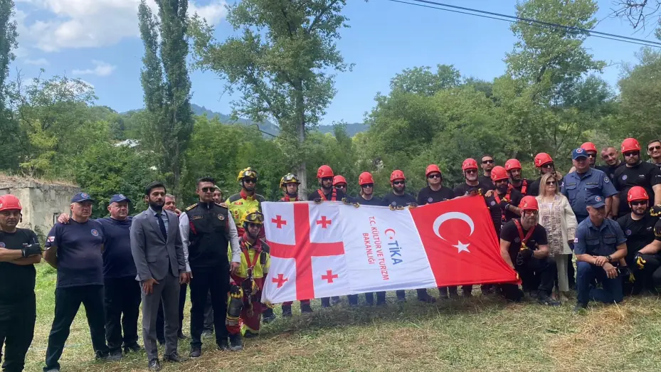 Konya İtfaiyesi, TİKA İş Birliğiyle Gürcistan'da "Doğada Arama Kurtarma Eğitimi" Düzenlendi