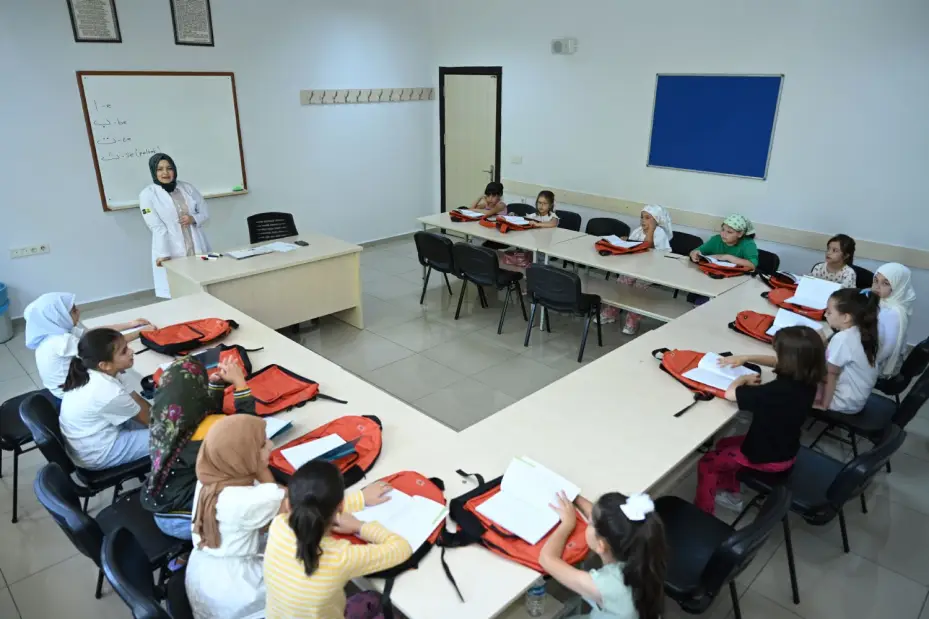 Öğrencilerin "Genç Komek Yaz Okulu" Heyecanı Başladı