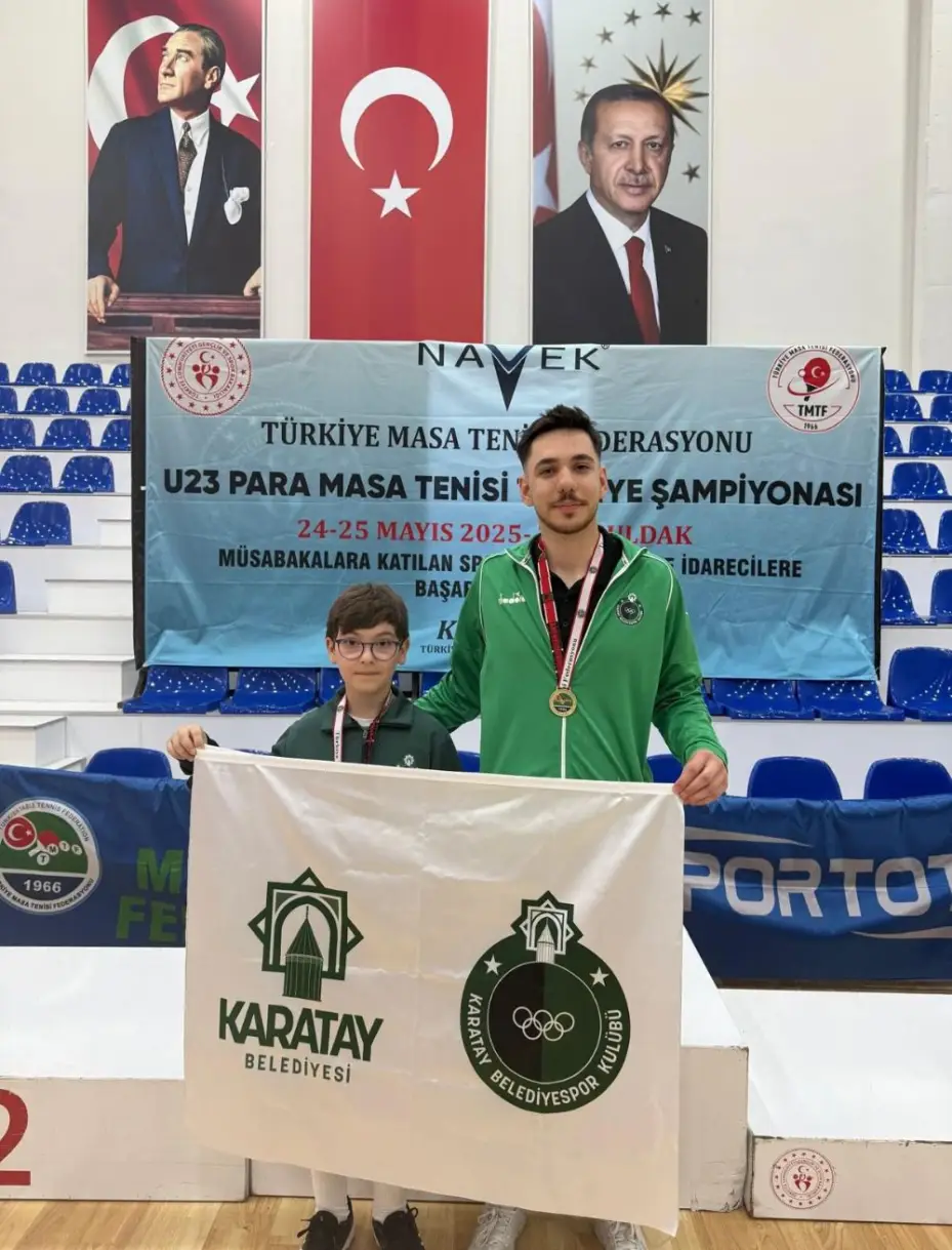 Paralimpik Masa Tenisi'nde Karatay'a Çifte Şampiyonluk
