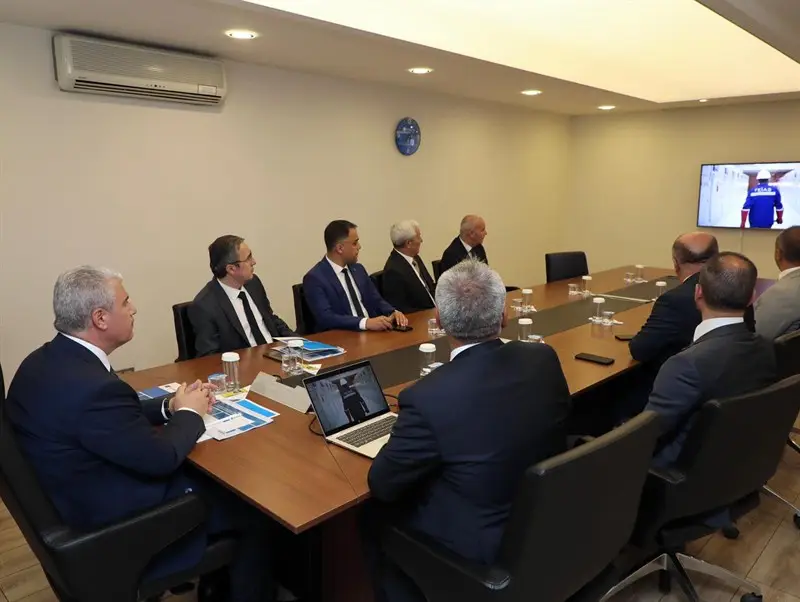 Vali İbrahim Akın, Türkiye Elektrik İletim A.Ş. (TEİAŞ) 9. Bölge Müdürlüğünü Ziyaret Etti 