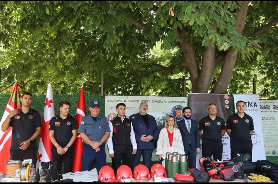 Konya İtfaiyesi, TİKA İş Birliğiyle Gürcistan'da "Doğada Arama Kurtarma Eğitimi" Düzenlendi