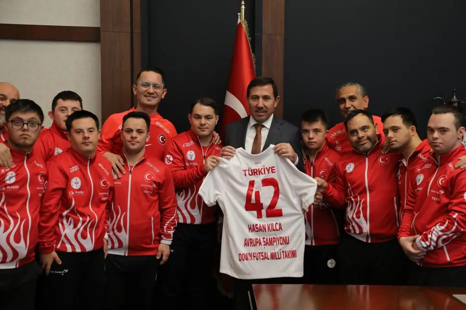 Özel Sporculardan Başkan Kılca'ya Ziyaret