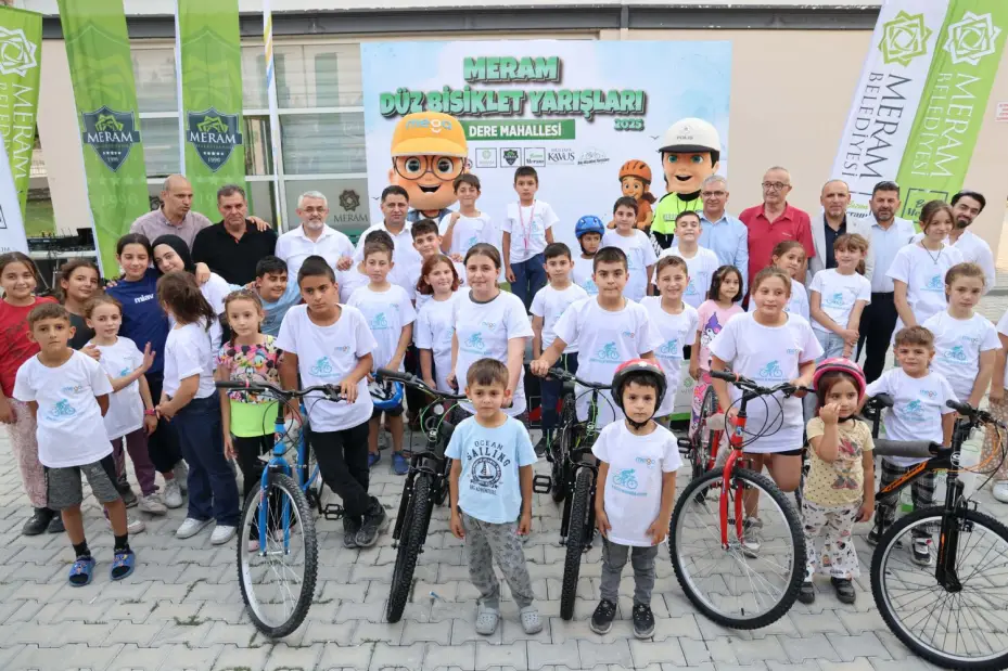 Meramlı Çocuklar Bisiklet Yarışlarını Çok Sevdi