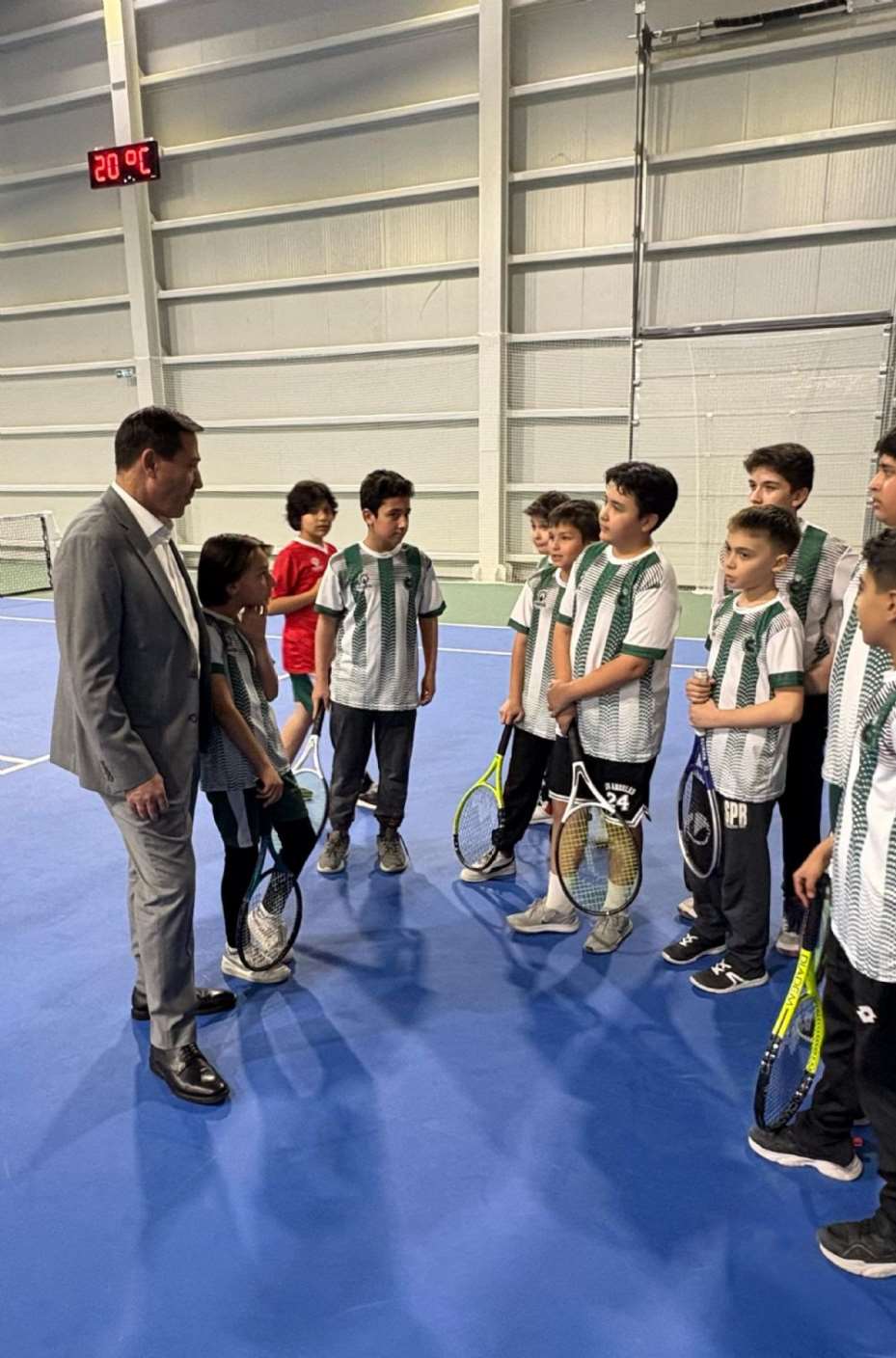 Başkan Kılca'dan Karatay Tenis Kortu'na Ziyaret