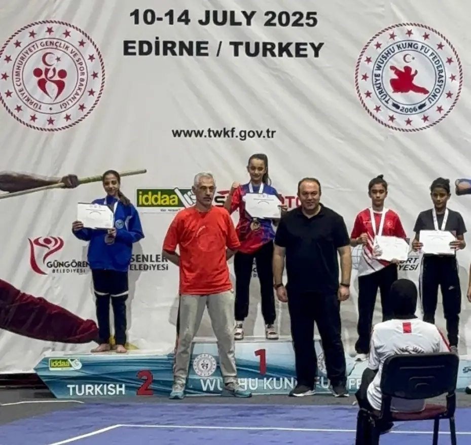 Meramlı Sporcular Wushu Balkan Şampiyonası'ndan Madalyalarla Döndü