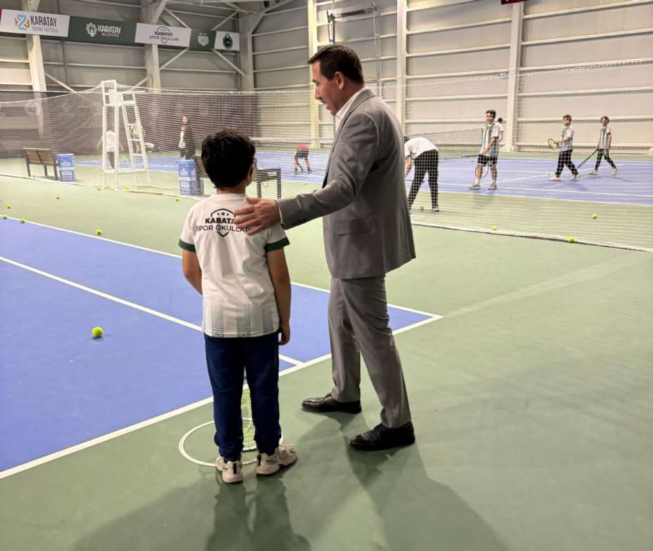 Başkan Kılca'dan Karatay Tenis Kortu'na Ziyaret