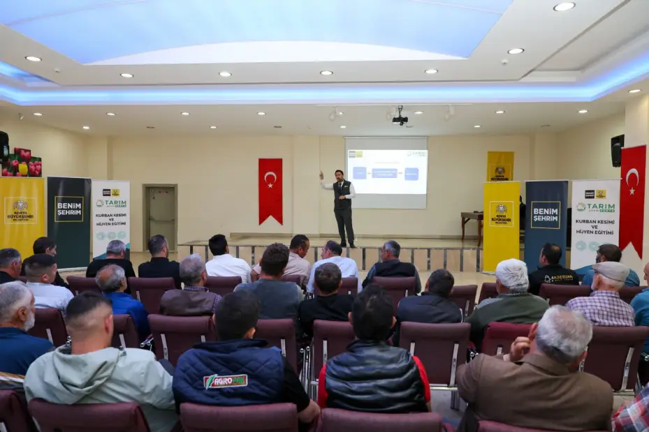 Konya Büyükşehir Kurban Kesimi ve Hijyen Eğitimleri Düzenliyor