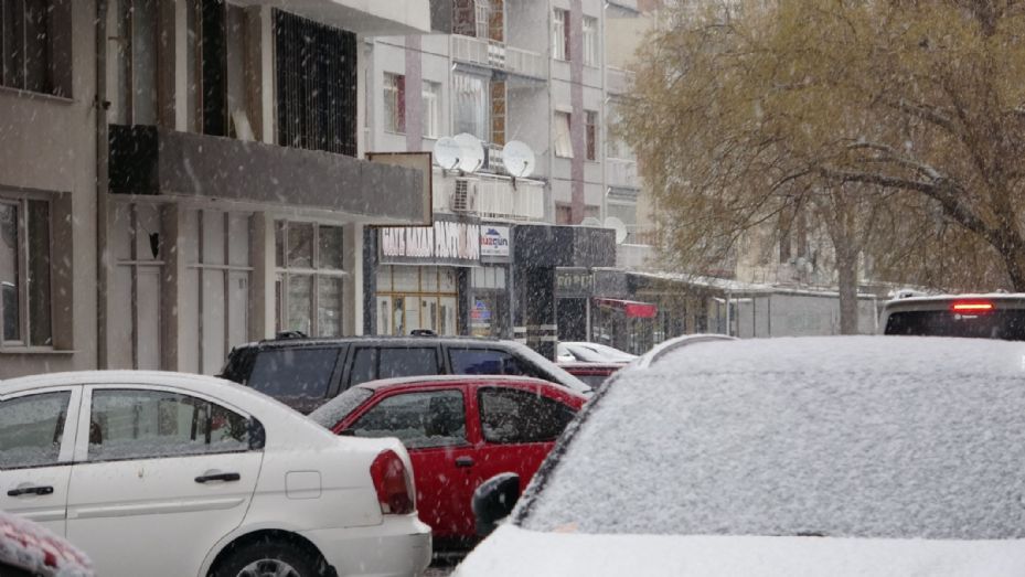  Konya'da kar yağışı başladı