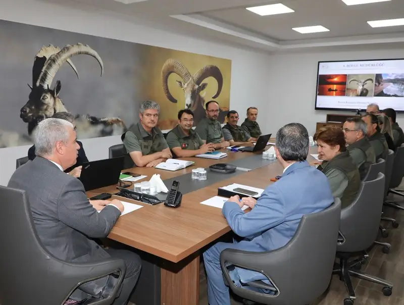 Vali İbrahim Akın, Doğa Koruma ve Milli Parklar 8. Bölge Müdürlüğünü Ziyaret Etti