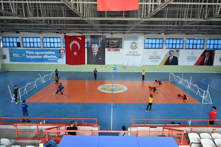 Konya Büyükşehir, Genç Goalball Milli Takımının Şampiyonası Kampı'na Ev Sahipliği Yaptı