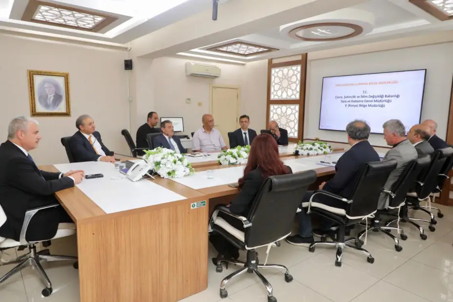 Vali İbrahim Akın, Konya Tapu ve Kadastro V. Bölge Müdürlüğünü Ziyaret Etti 
