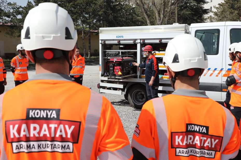 Karatay Arama ve Kurtarma Ekibine Uzman Eğitimi