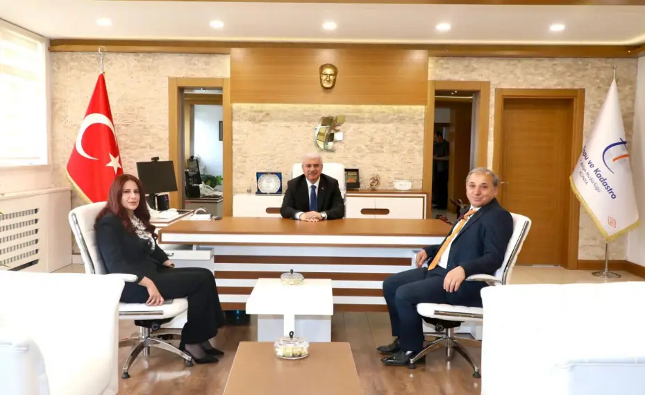 Vali İbrahim Akın, Konya Tapu ve Kadastro V. Bölge Müdürlüğünü Ziyaret Etti 