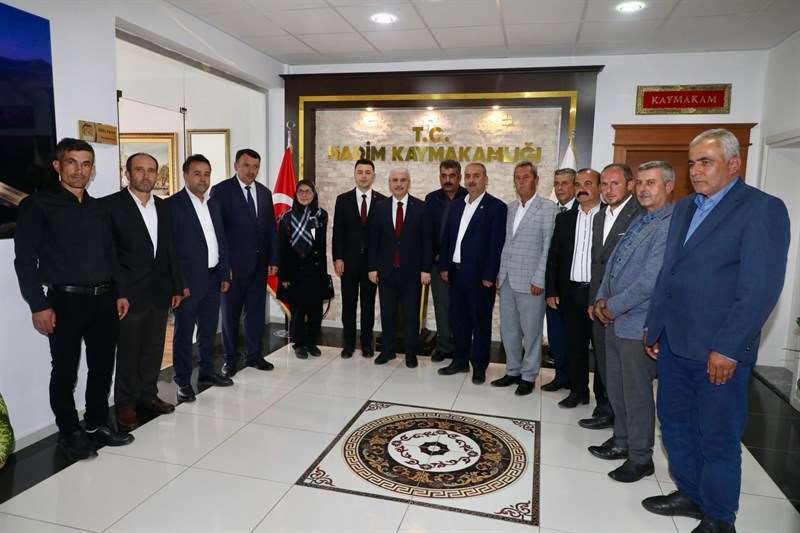 Vali İbrahim Akın, Hadim İlçesini Ziyaret Etti 