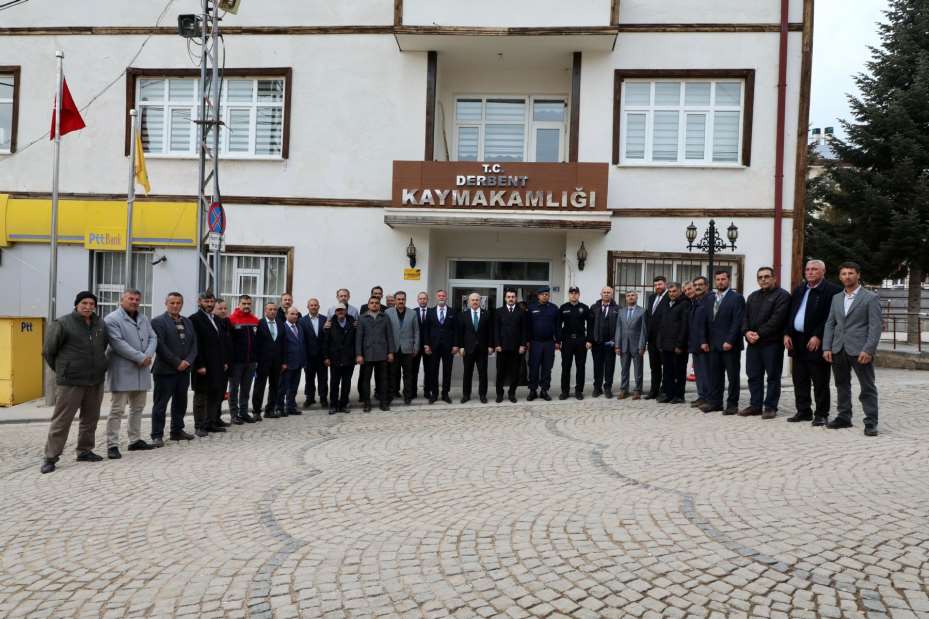 Vali İbrahim Akın, Derbent İlçemizi Ziyaret Etti 