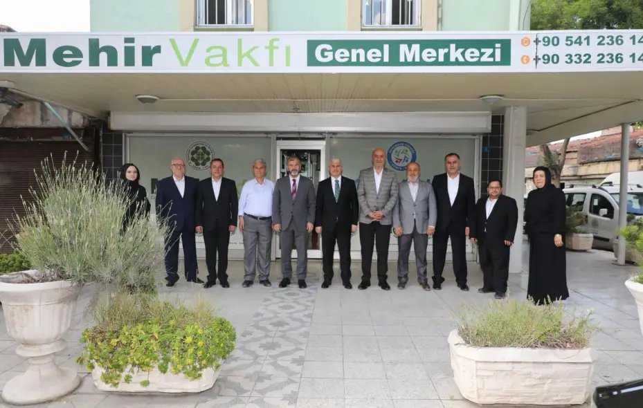 Vali İbrahim Akın’dan Mehir Vakfı’na Ziyaret
