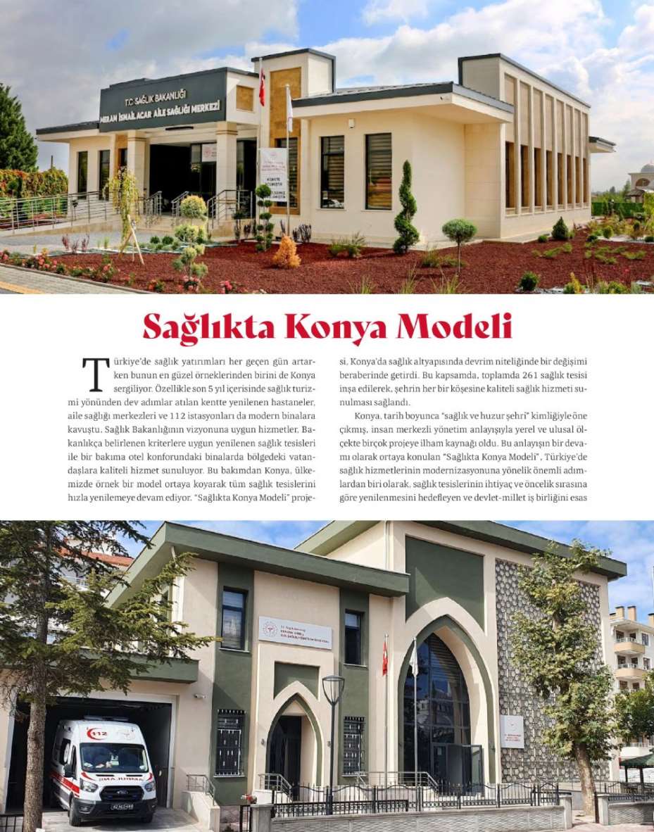 'Ayın Tarihi’nde, ‘Sağlıkta Konya Modeli’ Örnek Gösterildi
