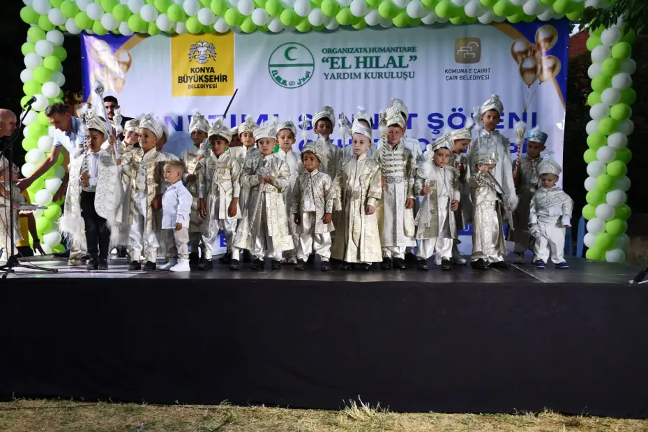 Konya Büyükşehir Belediyesi Kardeş Şehir Üsküp'te Sünnet Şöleni Düzenledi