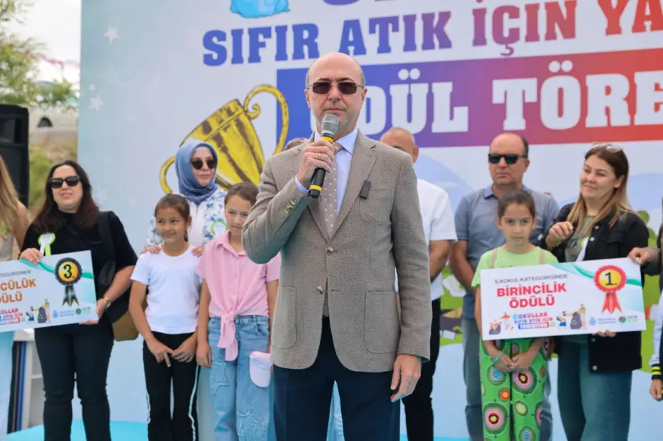  "Okullar Arası Sıfır Atık Yarışması" nın Ödül Töreni  Selçuklu Seyir Tepesi'nde Gerçekleşti