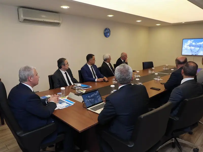 Vali İbrahim Akın, Türkiye Elektrik İletim A.Ş. (TEİAŞ) 9. Bölge Müdürlüğünü Ziyaret Etti 