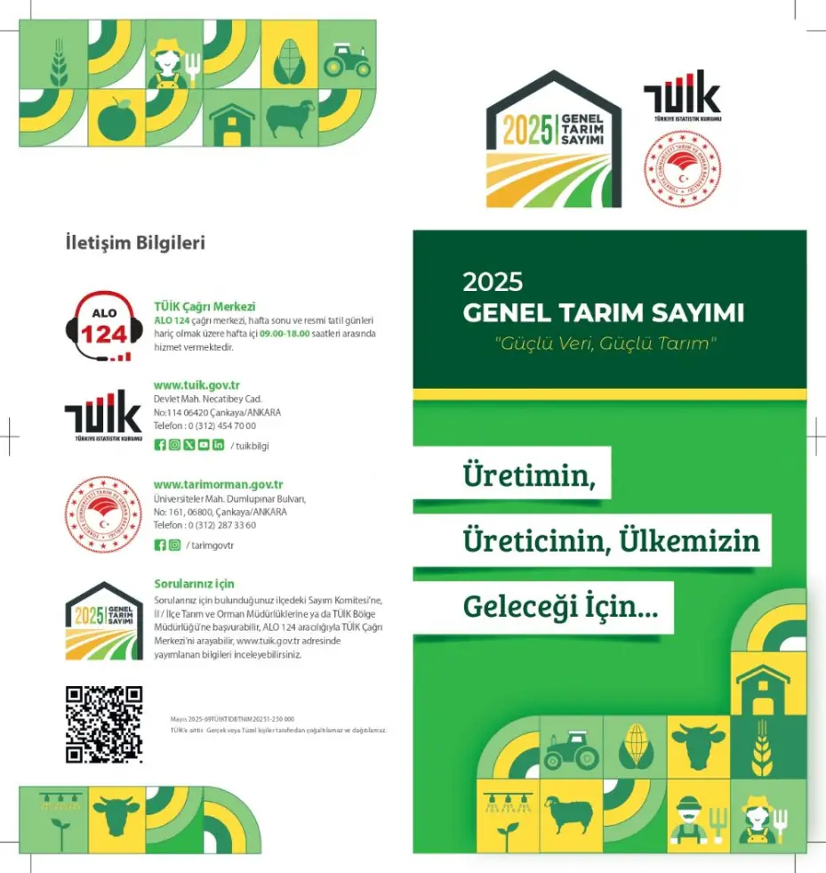 Genel Tarım Sayımı Başladı: Üreticiler Bilgi Vermeye Davet Ediliyor