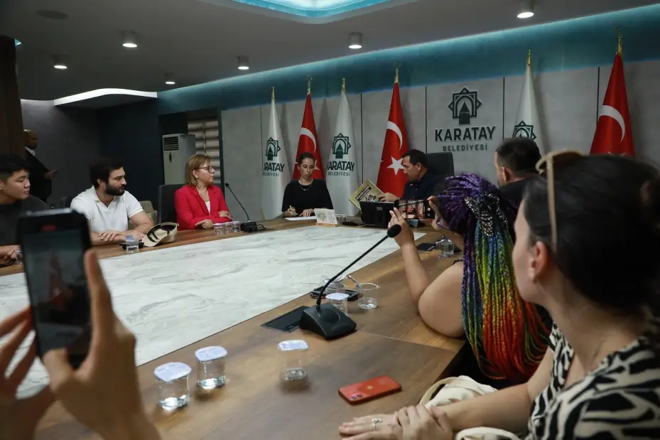 Yabancı Gastronomi Öğrencilerinden Başkan Kılca'ya  Ziyaret